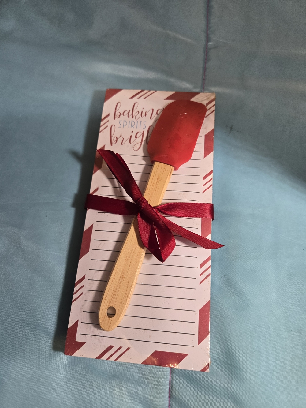 Baking Spirits Bright Notepad & Spatula New Sealed